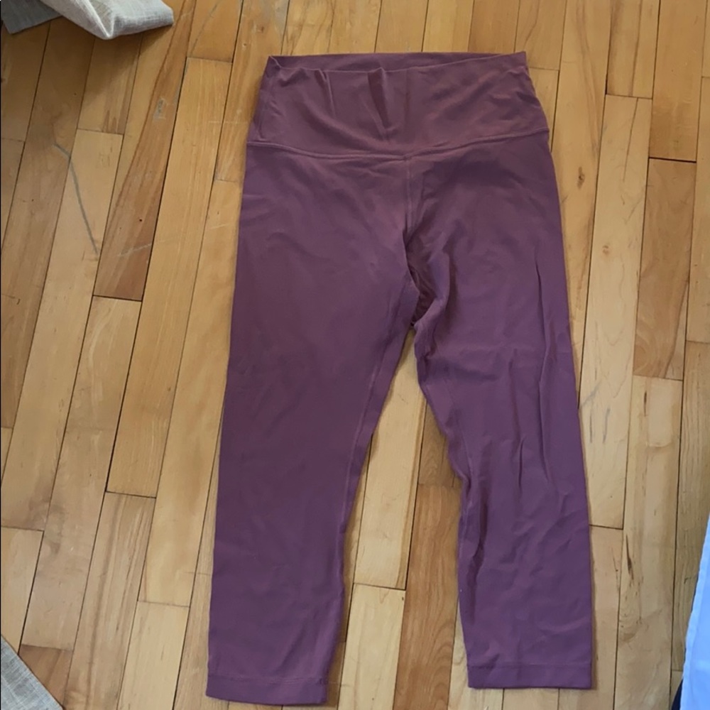 mauve lulu lemon align crops